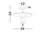 Lampa sufitowa UCURENA LE44638