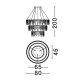Lampa wisząca HUARAZ LE44454