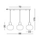 Lampa wisząca PADRE LE42635