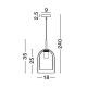 Lampa wisząca BONAO LE42642
