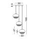 Lampa wisząca HAINA LE42646