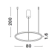 Lampa wisząca TOLUCA 80cm LE42787