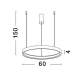 Lampa wisząca ZACAPU 60cm LE42796