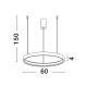 Lampa wisząca ZACAPU 60cm LE42791