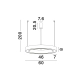 Lampa wisząca SONORA 60cm LE42809