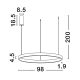 Lampa wisząca BARI LE44320