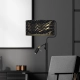 lafabryka.pl Lampa podłogowa SENSO Black/Gold 1xE27 + 1x mini GU10 MLP7300 Milagro