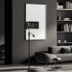 lafabryka.pl Lampa podłogowa SENSO Black/Gold 1xE27 + 1x mini GU10 MLP7300 Milagro