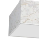 lafabryka.pl Lampa sufitowa SENSO White/Gold kwadrat 400mm 2xE27 MLP7303 Milagro