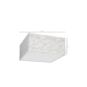 lafabryka.pl Lampa sufitowa SENSO White/Gold kwadrat 400mm 2xE27 MLP7303 Milagro