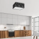 lafabryka.pl Lampa Sufitowa SATINO SILVER 2xE27 MLP7325 Milagro