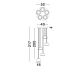 Lampa wisząca HUARMEY LE44844
