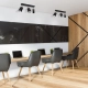 lafabryka.pl Lampa sufitowa SOLO SAWN BLACK / PATINATED WOOD 3x mini GU10 MLP7473 Milagro