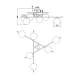 Lampa sufitowa Ceiling Lamp Nostalgia MOD048CL-06G Maytoni
