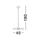 Lampa wisząca NAUTA LE44345