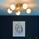lafabryka.pl Plafon ELLIPSE 5LT SEMI FLUSH 95291 ENDON