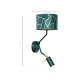 lafabryka.pl Kinkiet ZIGGY GREEN Gold/Bottle green 1xE27+1x mini GU10 MLP7573 Milagro