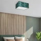 lafabryka.pl Lampa sufitowa ZIGGY GREEN Gold/Bottle green 2xE27 MLP7574 Milagro