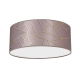 lafabryka.pl Lampa sufitowa ZIGGY PINK Gold/Pink 2xE27 MLP7585 Milagro