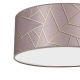 lafabryka.pl Lampa sufitowa ZIGGY PINK Gold/Pink 2xE27 MLP7585 Milagro