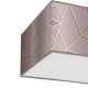 lafabryka.pl Lampa sufitowa ZIGGY PINK Gold/Pink 2xE27 MLP7588 Milagro