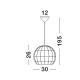 Lampa wisząca REYNOSA LE42945