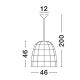 Lampa wisząca REYNOSA LE42947