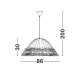 Lampa wisząca ALLENDE LE44490