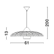 Lampa wisząca HUANUNI LE44574