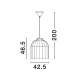 Lampa wisząca GUARDIA LE44577