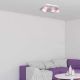 lafabryka.pl Lampa sufitowa DIXIE PINK 3xGX53 MLP7611 Milagro