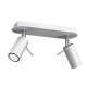 lafabryka.pl Lampa sufitowa PRESTON WHITE/CHROME 2x mini GU10 MLP7615 Milagro