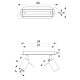 Lampa sufitowa PRESTON WHITE/CHROME 2x mini GU10 MLP7615 Milagro