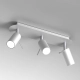 lafabryka.pl Lampa sufitowa PRESTON WHITE/CHROME 3x mini GU10 MLP7616 Milagro