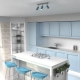 lafabryka.pl Lampa sufitowa PRESTON BLUE/WHITE 3x mini GU10 MLP7624 Milagro