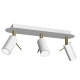 lafabryka.pl Lampa sufitowa PRESTON GOLD/WHITE 3x mini GU10 MLP7632 Milagro