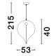 Lampa wisząca CHANCAY LE44597