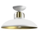 lafabryka.pl Lampa sufitowa FELIX WHITE/GOLD 1xE27 MLP7703 MILAGRO