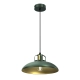 lafabryka.pl Lampa wisząca FELIX GREEN/GOLD 1xE27 MLP7709 MILAGRO