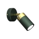 lafabryka.pl Kinkiet JOKER GREEN/GOLD 1xGU10 MLP7717 Milagro
