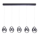lafabryka.pl Lampa wisząca COSMA 5LT LINEAR PENDANT 97624 ENDON