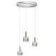 lafabryka.pl Lampa wisząca ARENA WHITE/GOLD 3xGX53 MLP7756 Milagro
