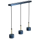lafabryka.pl Lampa wisząca ARENA BLUE/GOLD 3xGX53 MLP7773 Milagro