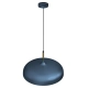 lafabryka.pl Lampa wisząca LINCOLN BLUE/GOLD 1xE27 MLP7901 Milagro