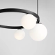 lafabryka.pl LAMPA WISZĄCA GARDA 4 RING BLACK 1099L1_R