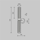Lampa ścienna (kinkiet) Antic MOD302WL-02CG1 Maytoni