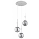 Lampa wisząca Arvena 3xE14 chrom 62641 ALFA