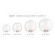 Lampa wisząca BUBBLES line 10 AZ5866+AZ5872 black/clear AZZARDO