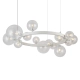 Lampa wisząca BUBBLES 15 AZ5876+AZ5878 white/clear AZZARDO