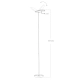 Lampa podłogowa CARPA AZ6307 LED 33W 3000K AZZARDO